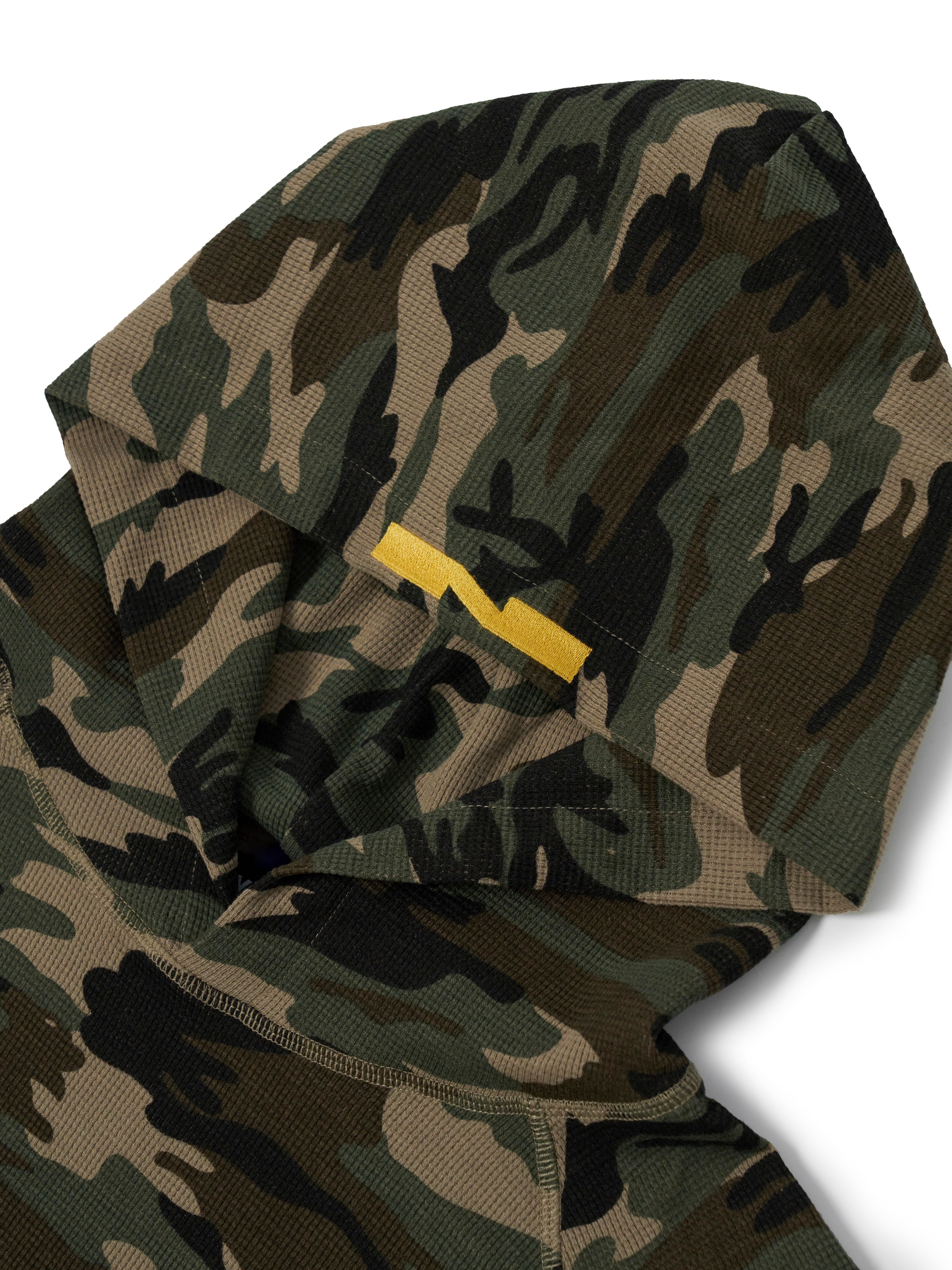Lightweight Camo Hooded Thermal