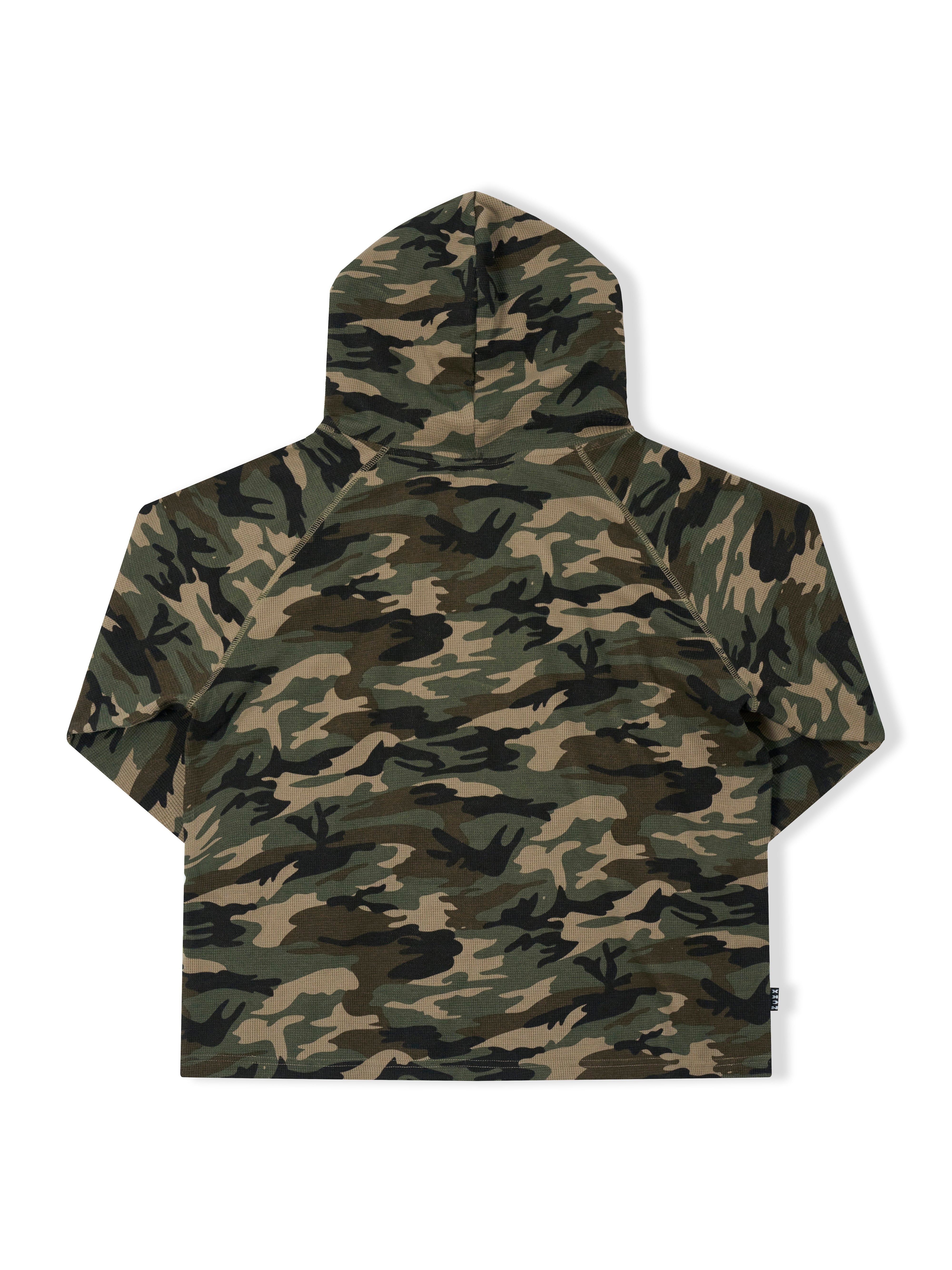 Lightweight Camo Hooded Thermal