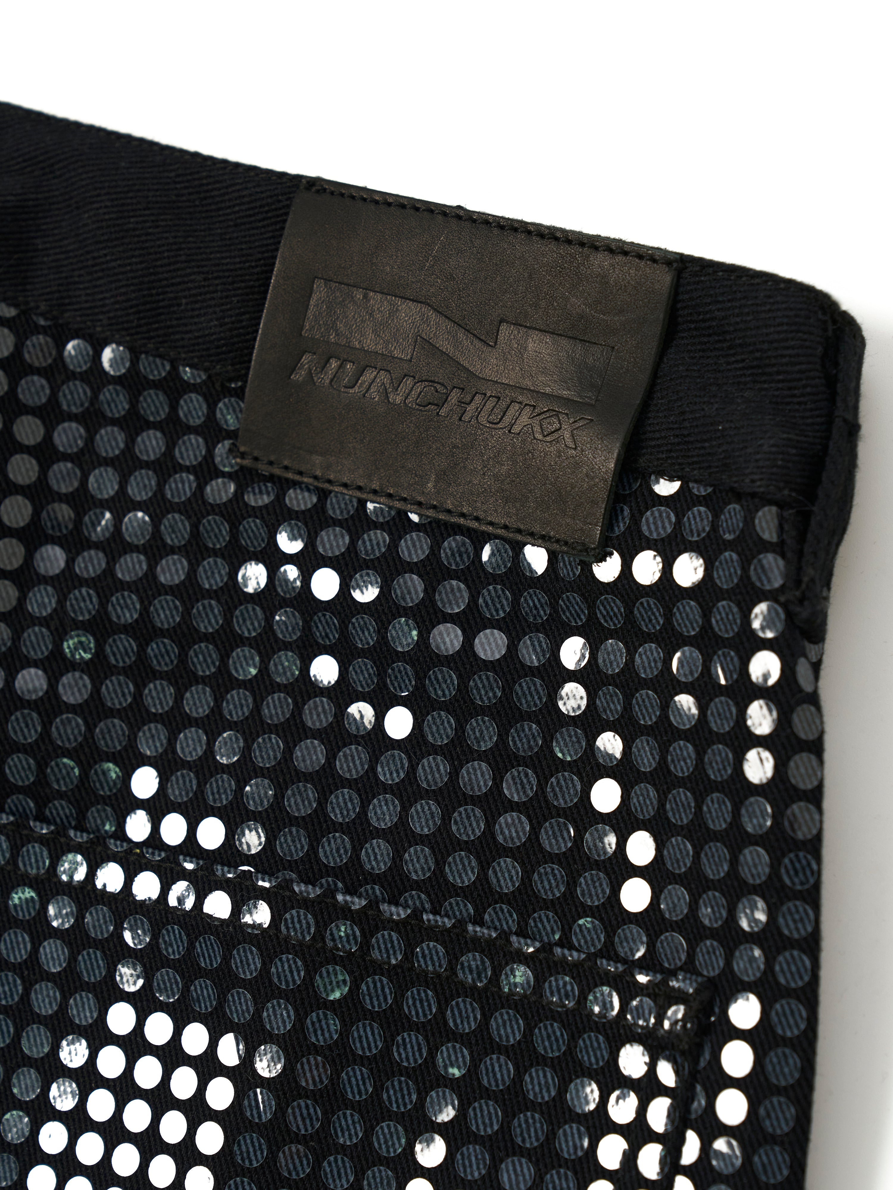 HORSE HEAD FULL SEQUIN PANTS - BLACK