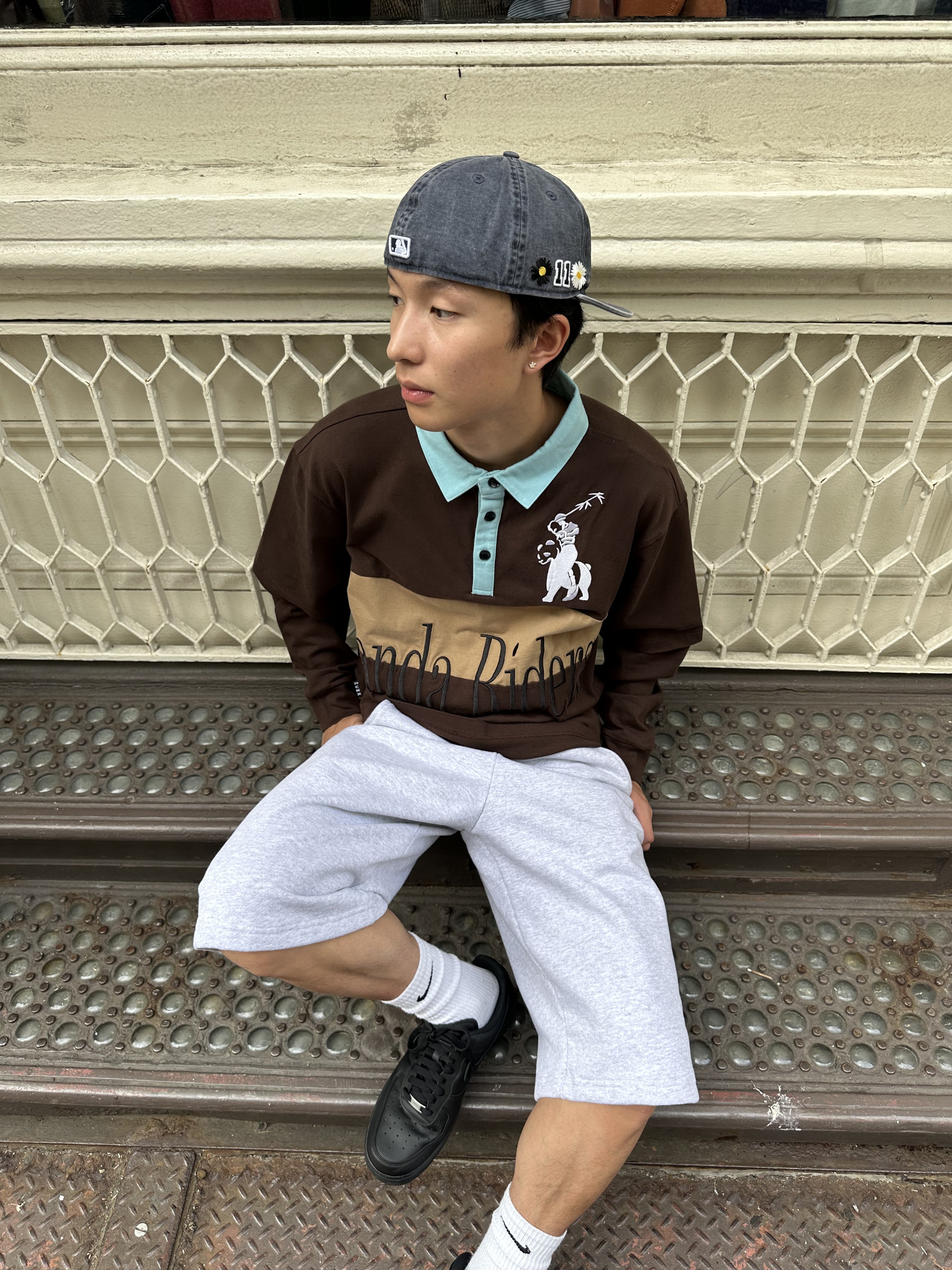 Panda Riders Layered Polo