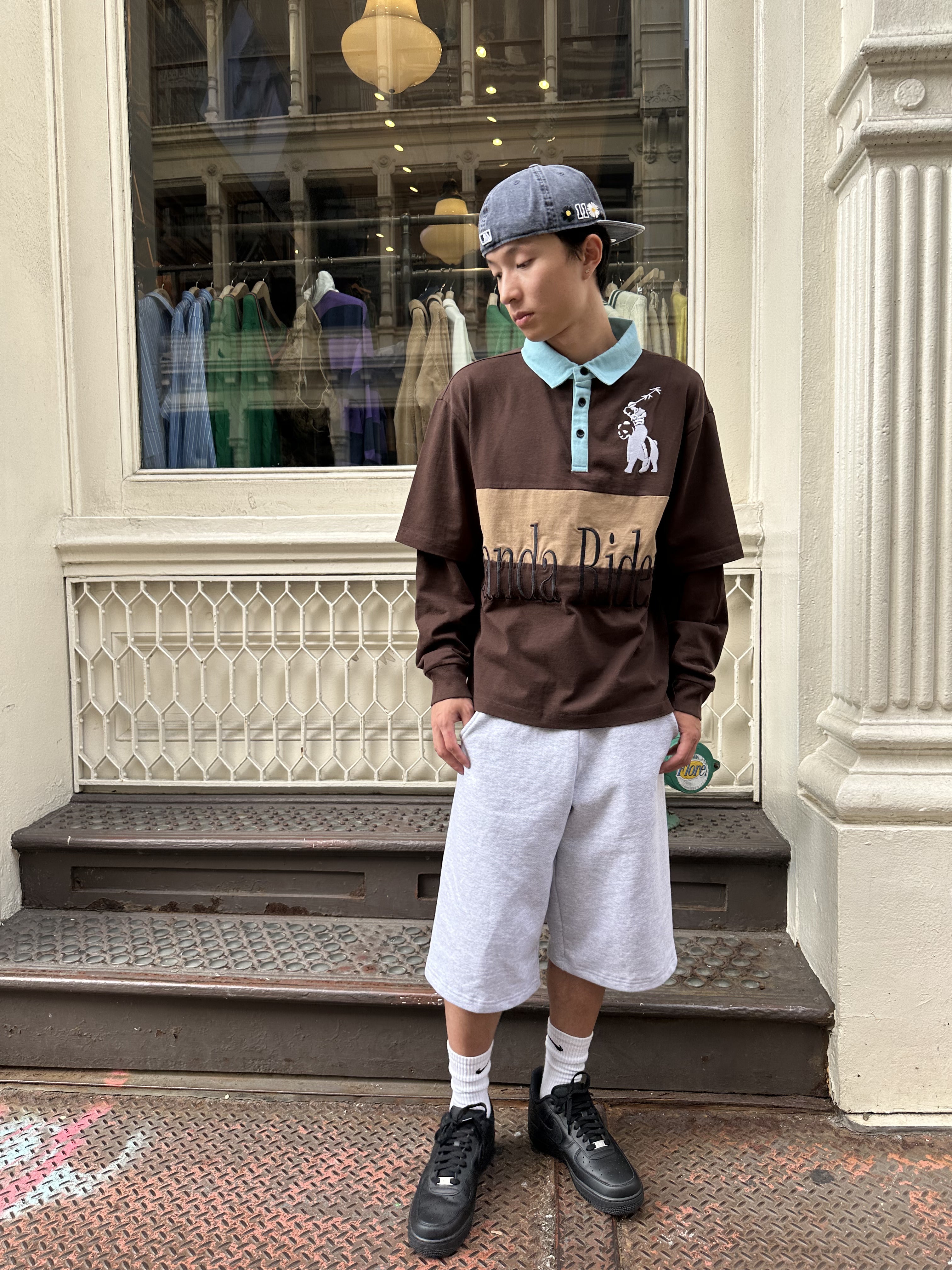 Panda Riders Layered Polo