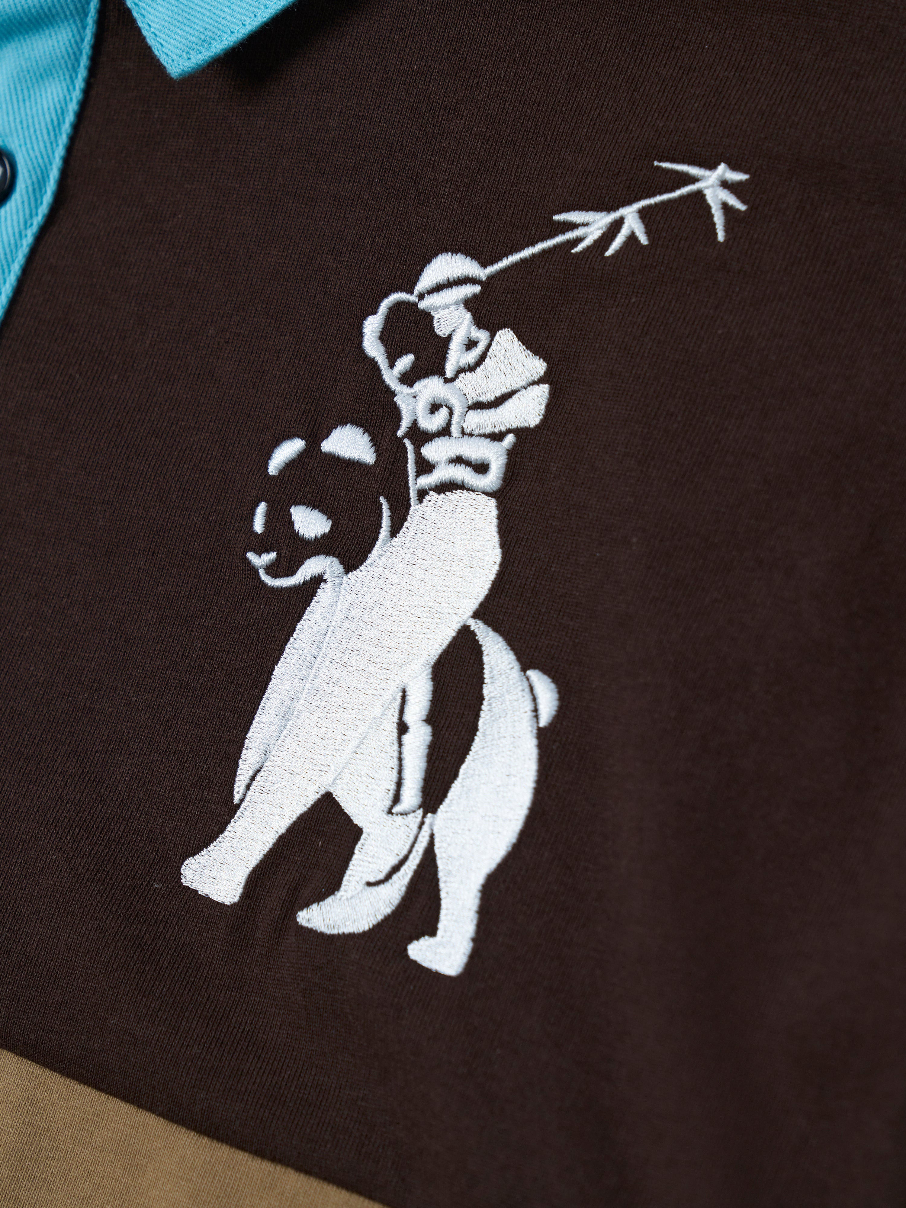 Panda Riders Layered Polo